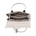 Ocean Pattern Crossbody Bag with Detachable Shoulder Strap - Grey