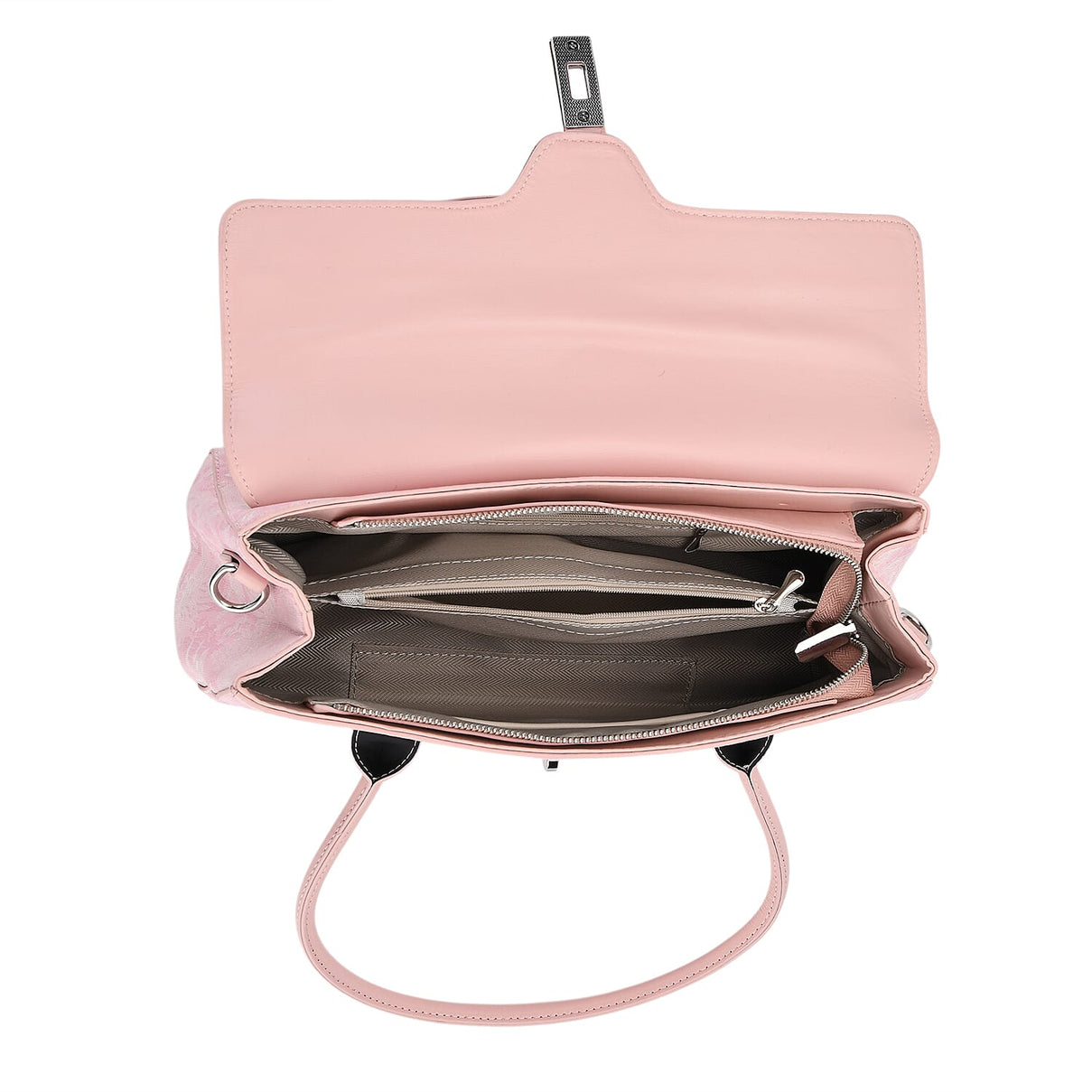 Ocean Pattern Crossbody Bag with Detachable Shoulder Strap - Pink 8133000 5