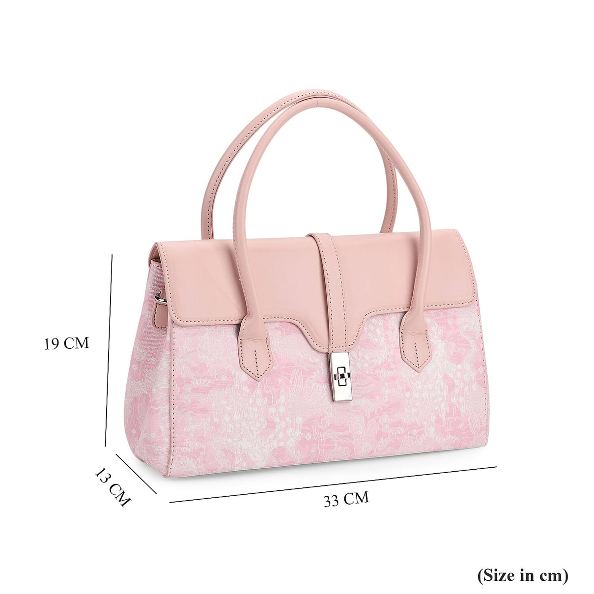Ocean Pattern Crossbody Bag with Detachable Shoulder Strap - Pink 8133000 7