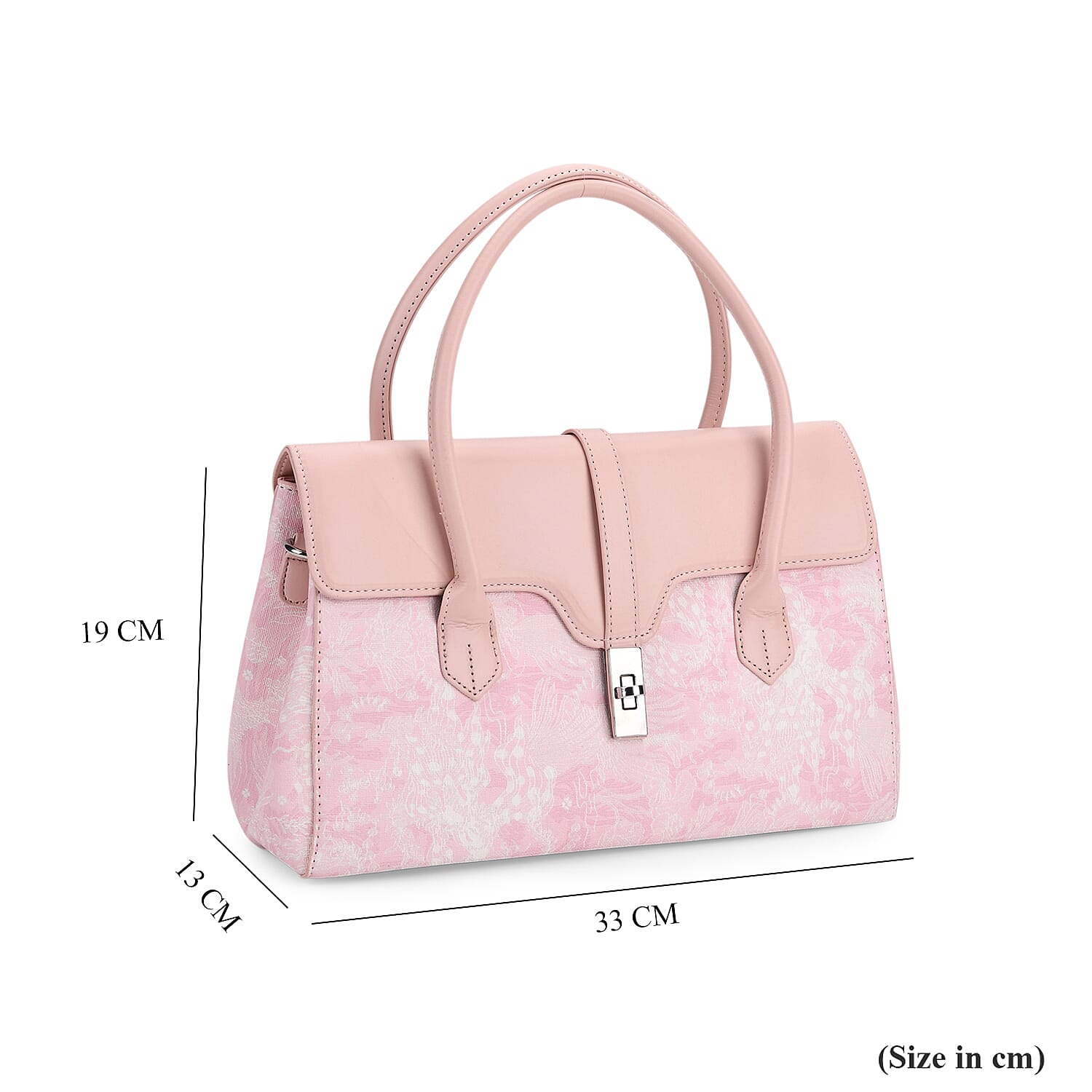 Ocean Pattern Crossbody Bag with Detachable Shoulder Strap - Pink 8133000 7