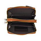 PU Crossbody Cellphone Bag (Size 11x4x19 cm) - Brown