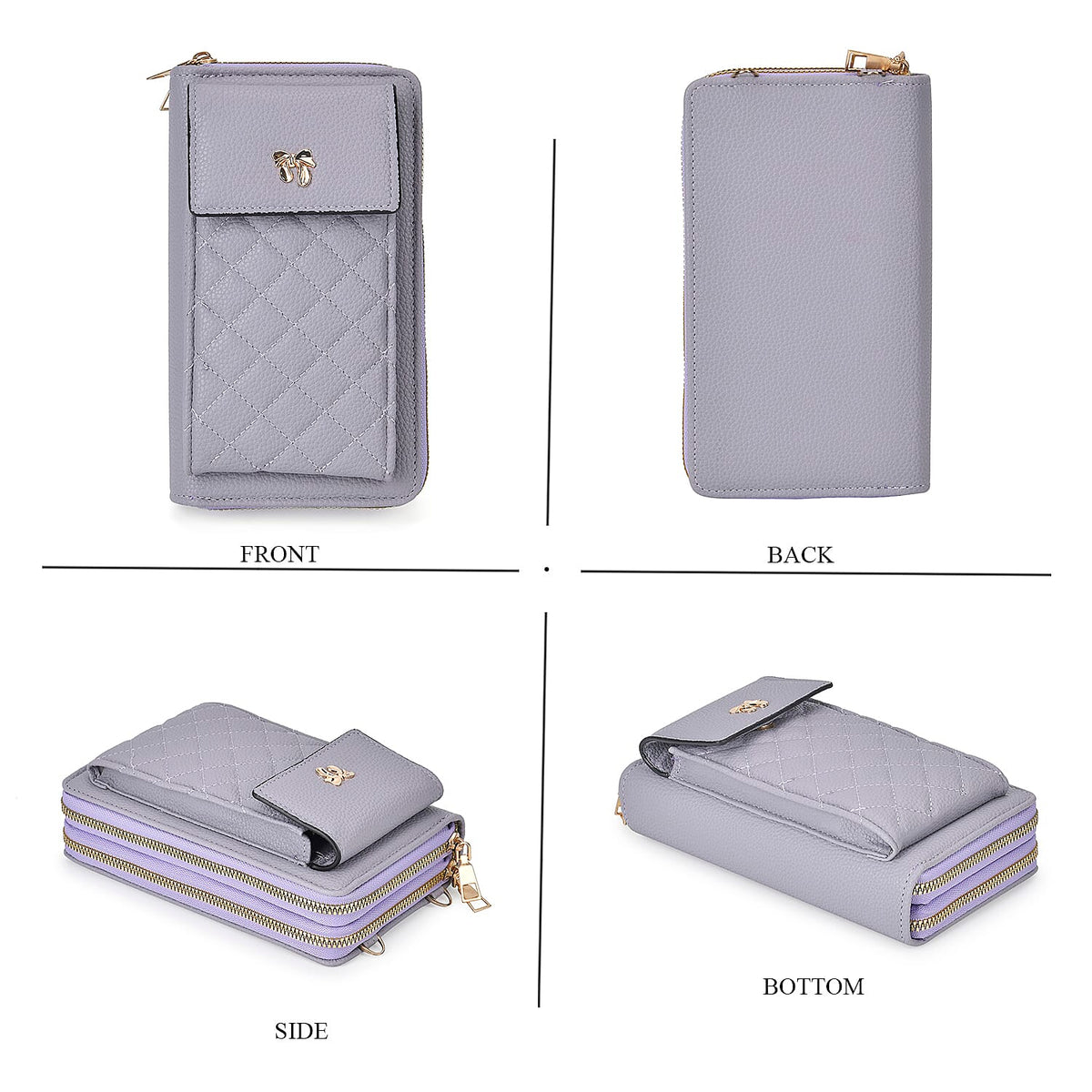Leatherette Crossbody Cellphone Bag 7774943 4