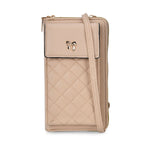 PU Crossbody Cellphone Bag (Size 11x4x19 cm) - Khaki