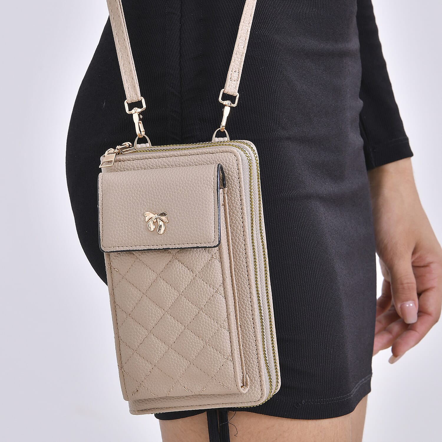 Leatherette Crossbody Cellphone Bag (Size 11x4x19 cm) 7774942 3