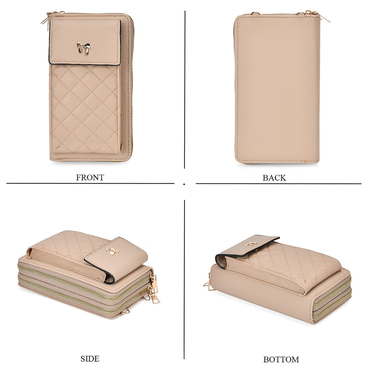 Leatherette Crossbody Cellphone Bag (Size 11x4x19 cm) 7774942 4