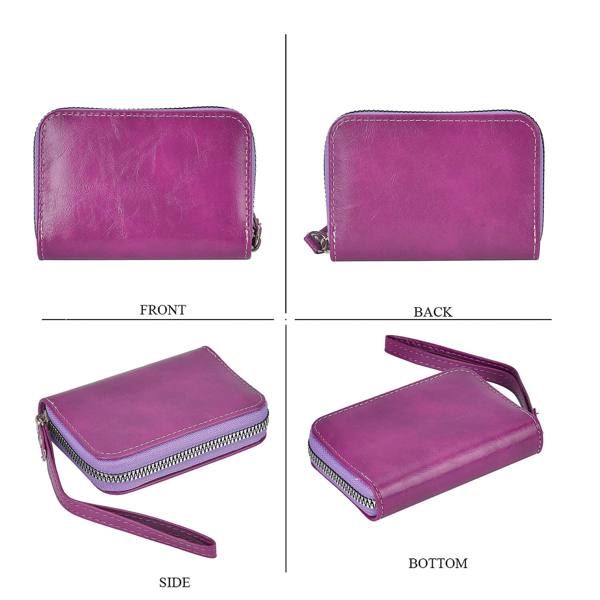 Leatherette Crossbody Bag with Card Holder - Set of 2 7775205 5