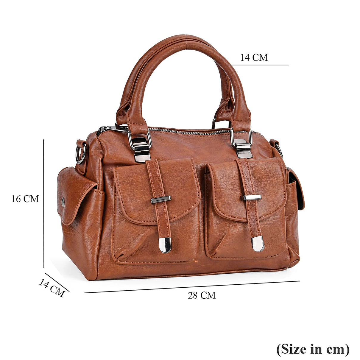 Womens Multi-Pocket Crossbody Bag 7767451 7