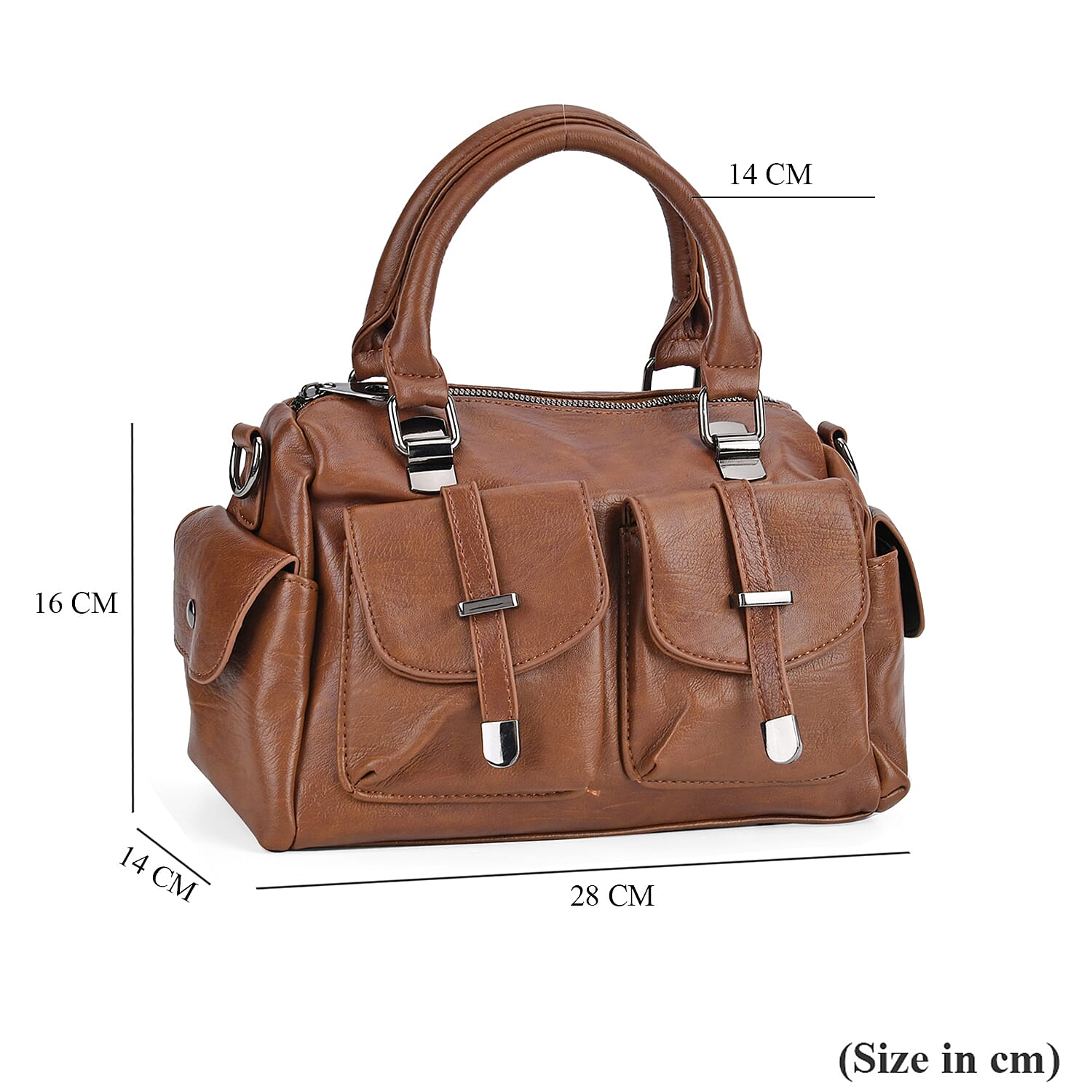 Womens Multi-Pocket Crossbody Bag 7767451 7