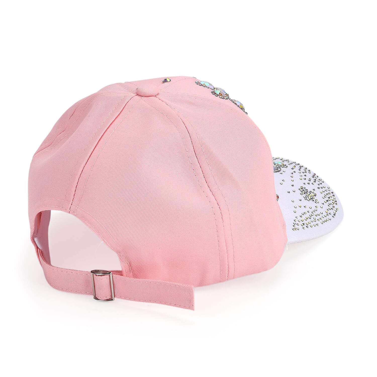 Butterfly Design Baseball Cap (57 Cm) - Pink &amp; White 8223015 8