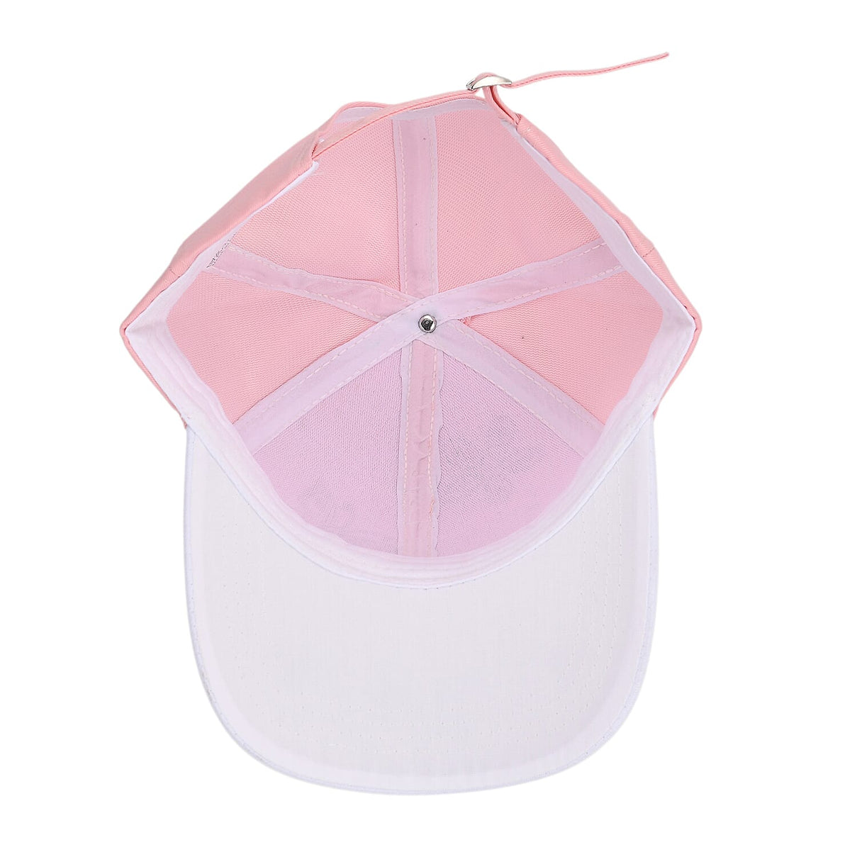 Butterfly Design Baseball Cap (57 Cm) - Pink &amp; White 8223015 9