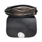 Sling Shoulder Bag with Adjustable Strap - Black