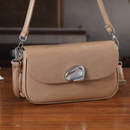 Sling Shoulder Bag with Adjustable Strap - Tan