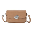 Sling Shoulder Bag with Adjustable Strap - Tan
