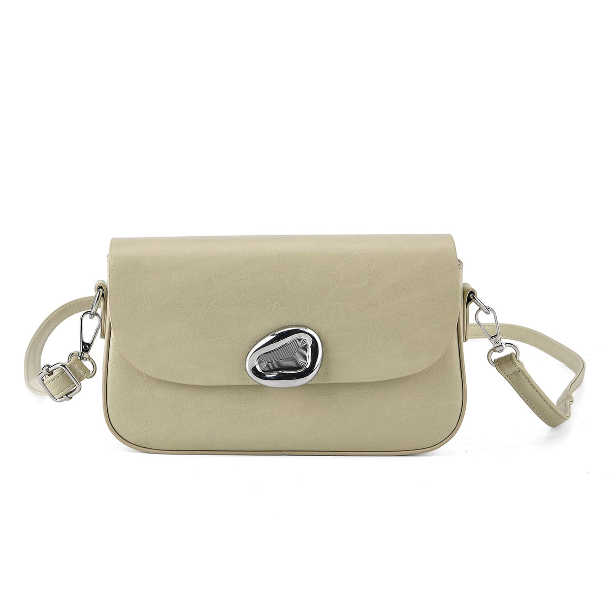 Sling Shoulder Bag with Adjustable Strap - Light Green V32492439 6
