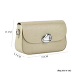 Sling Shoulder Bag with Adjustable Strap - Light Green