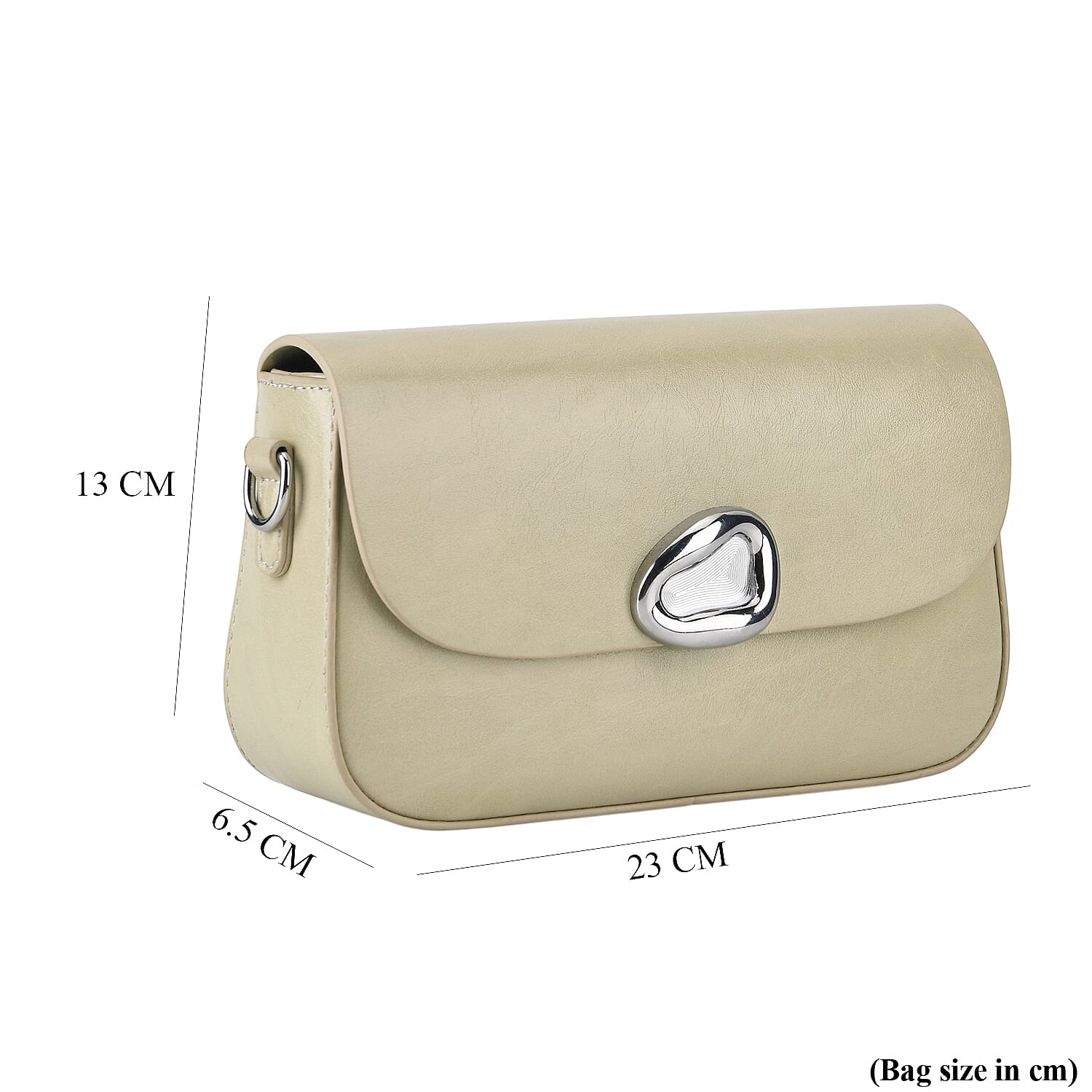 Sling Shoulder Bag with Adjustable Strap - Light Green V32492439 9