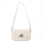 Sling Shoulder Bag with Adjustable Strap - Cream