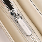 Sling Shoulder Bag with Adjustable Strap - Cream