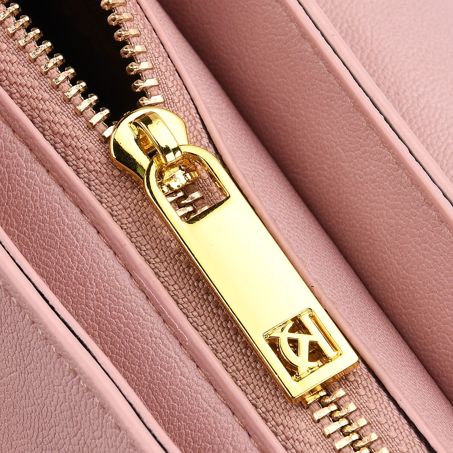 Designer Inspired Cargo Turnlock Soft Tabby Shoulder Bag - Pink V32513178 7