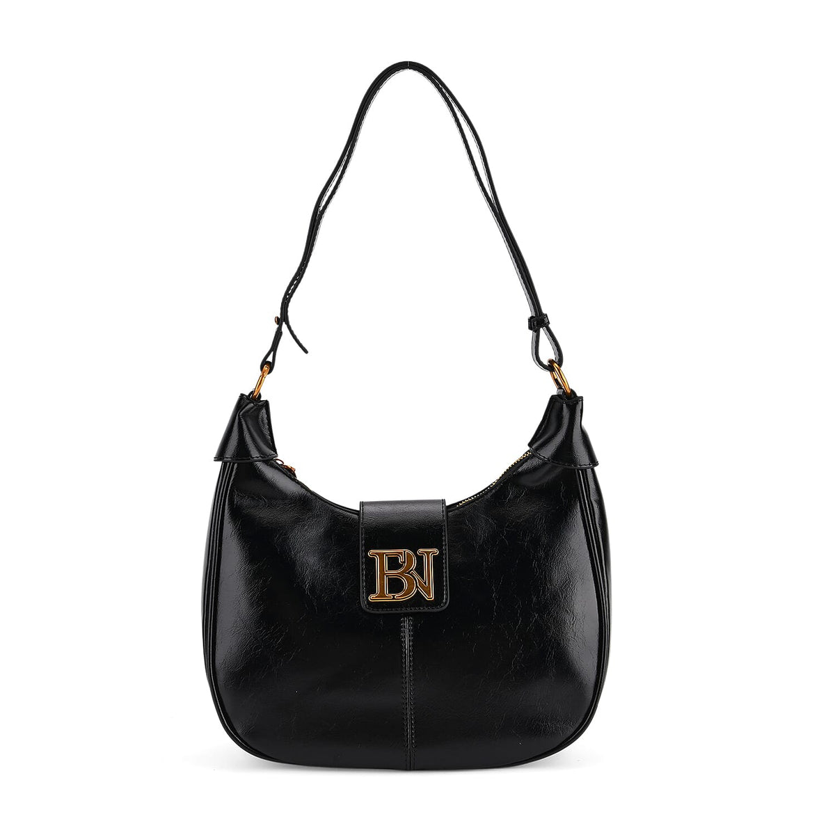 Closeout Deal - Designer Inspired -  Hobo Shoulder Bag - Black V32527013 0