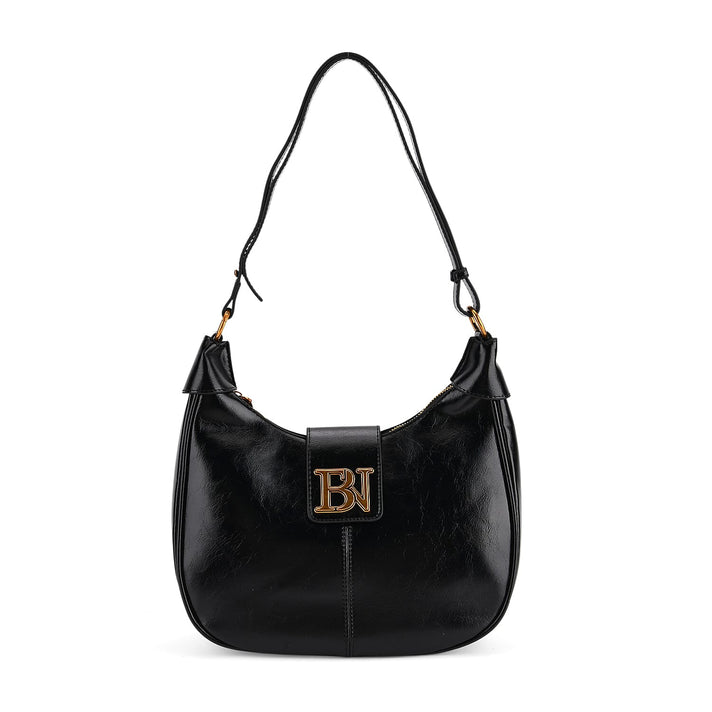 Closeout Deal - Designer Inspired - Hobo Shoulder Bag - Black 8223731 1