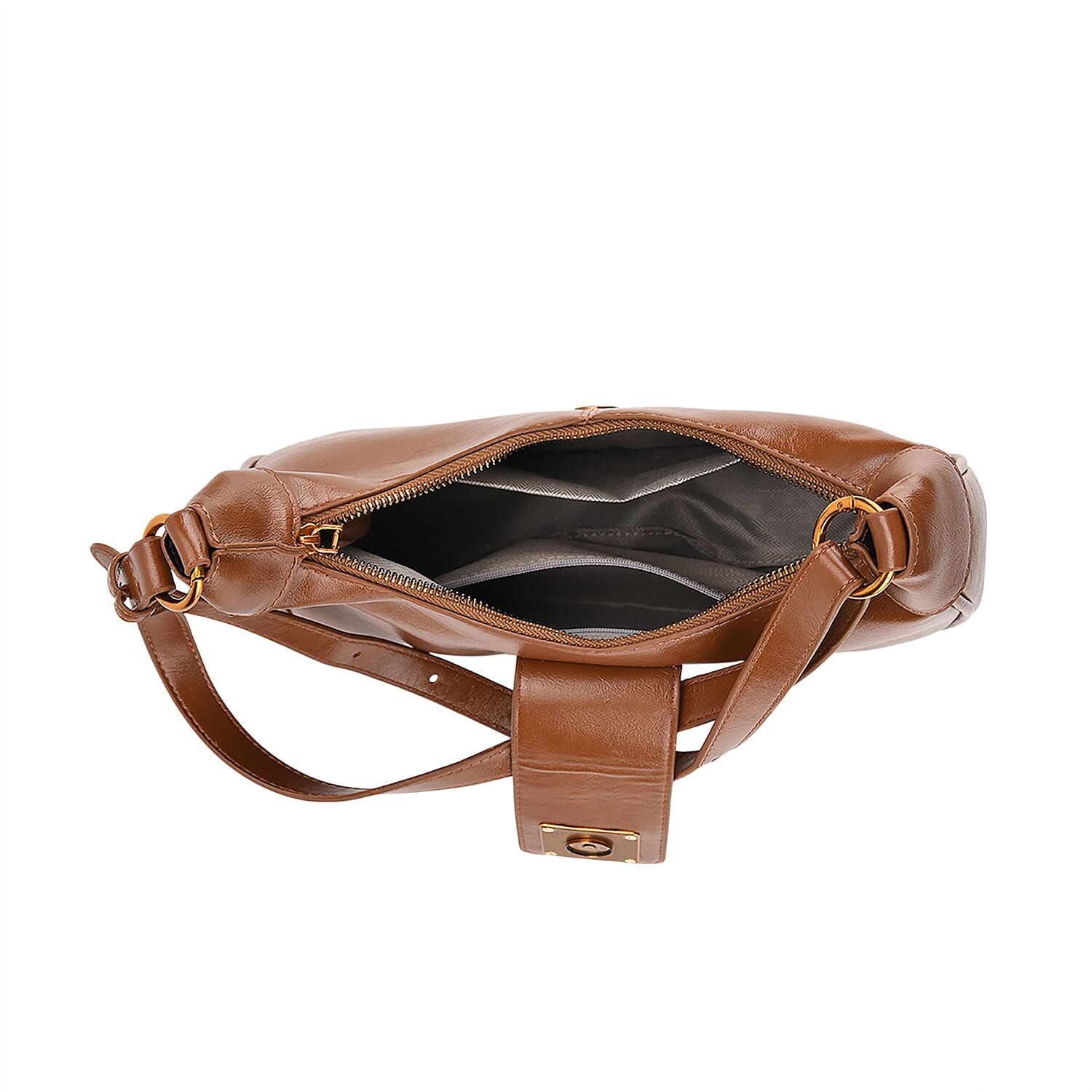 Closeout Deal - Designer Inspired - Hobo Shoulder Bag - Tan V32359562 6