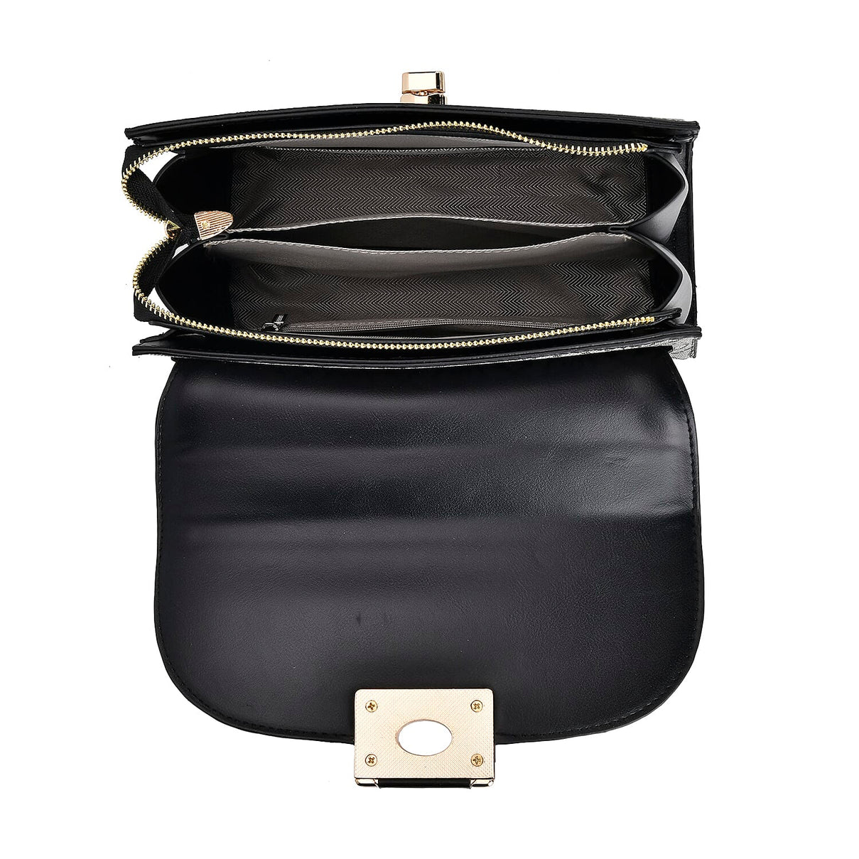 PU Printed Crossbody Bag with Handle drop with Detachable Strap 7726378 4