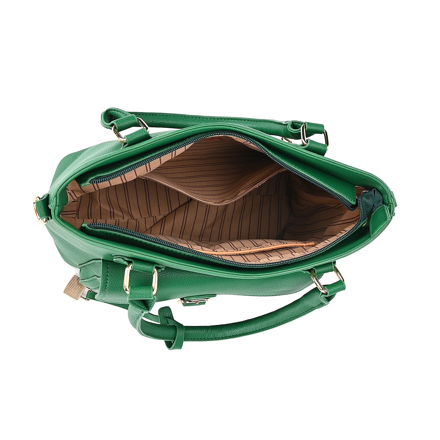 Solid Satchel Crossbody Bag - Green 7841277 12