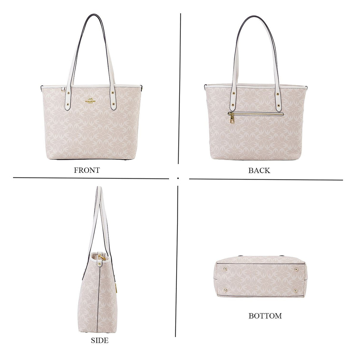 GUANCHI PU Tote Bag with Pouch 7567578 2