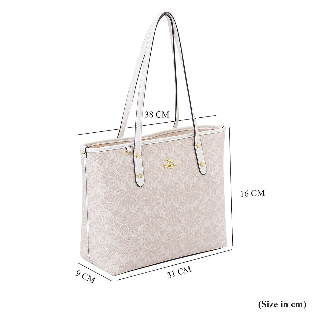 New Designer Launch GUANCHI New York Tote Bag With Wristlet - White