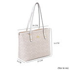 New Designer Launch GUANCHI New York Tote Bag With Wristlet - White