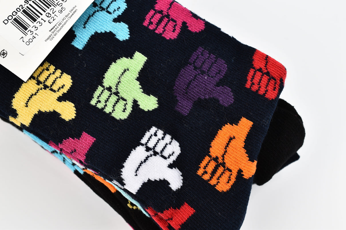 Branded Close Out - 4 Pairs - Organic Combed Cotton - Animal  and Dots Pattern Socks 7617156 2