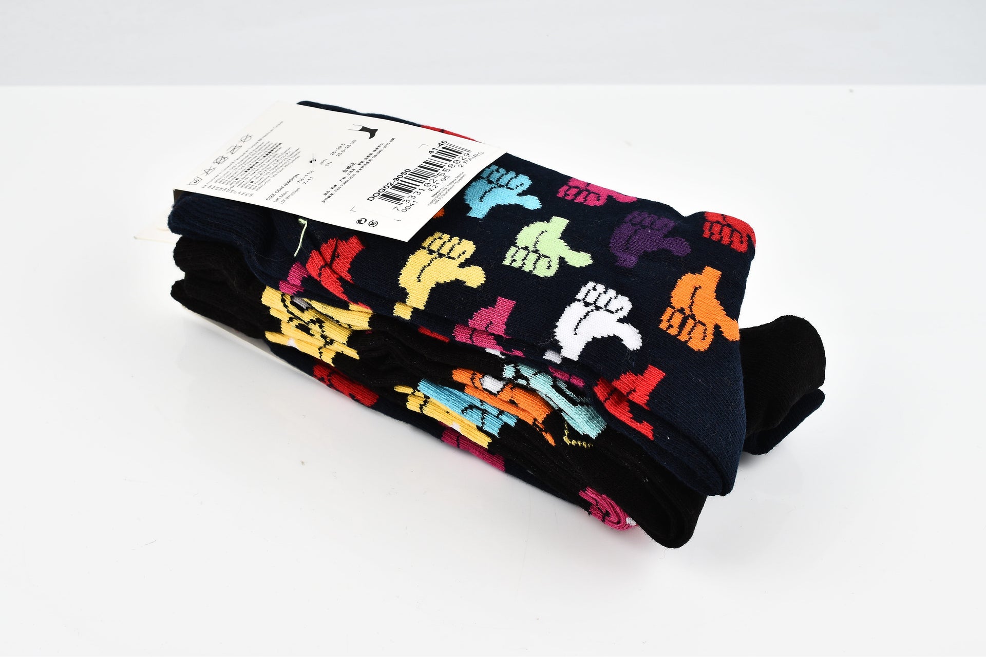 Branded Close Out - 4 Pairs - Organic Combed Cotton - Animal  and Dots Pattern Socks 7617156 5