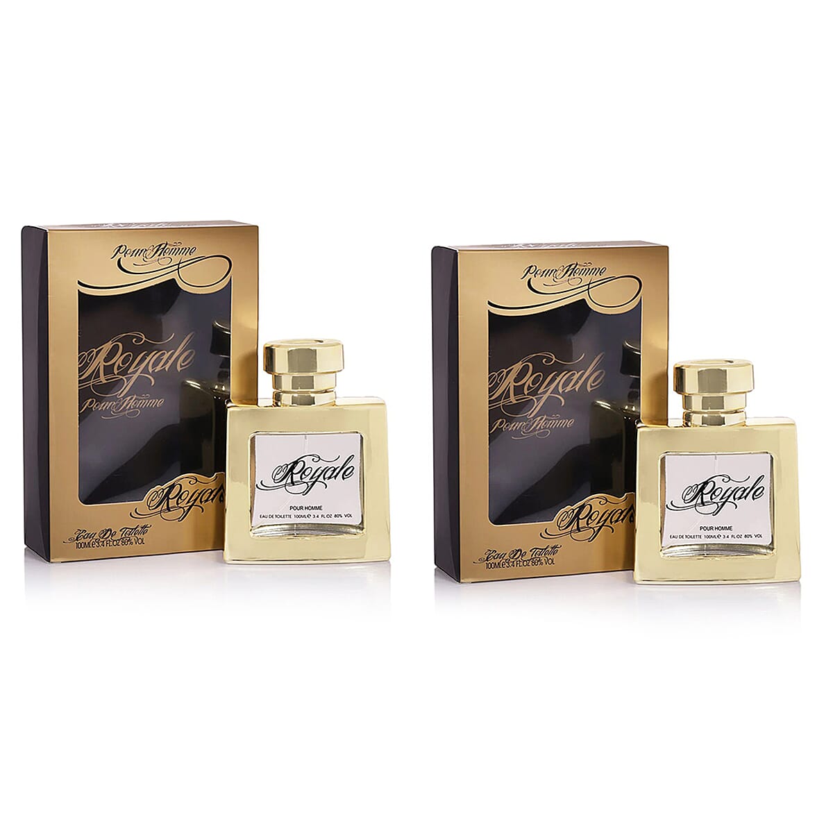Pack of 2 Royale Edition - Gold Eau De Toilette - 100ml 221252656 0