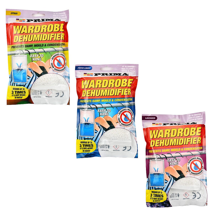 Prima: Wardrobe Dehumidifier with 3 Fragrances (Pack of 24) 8018962 1