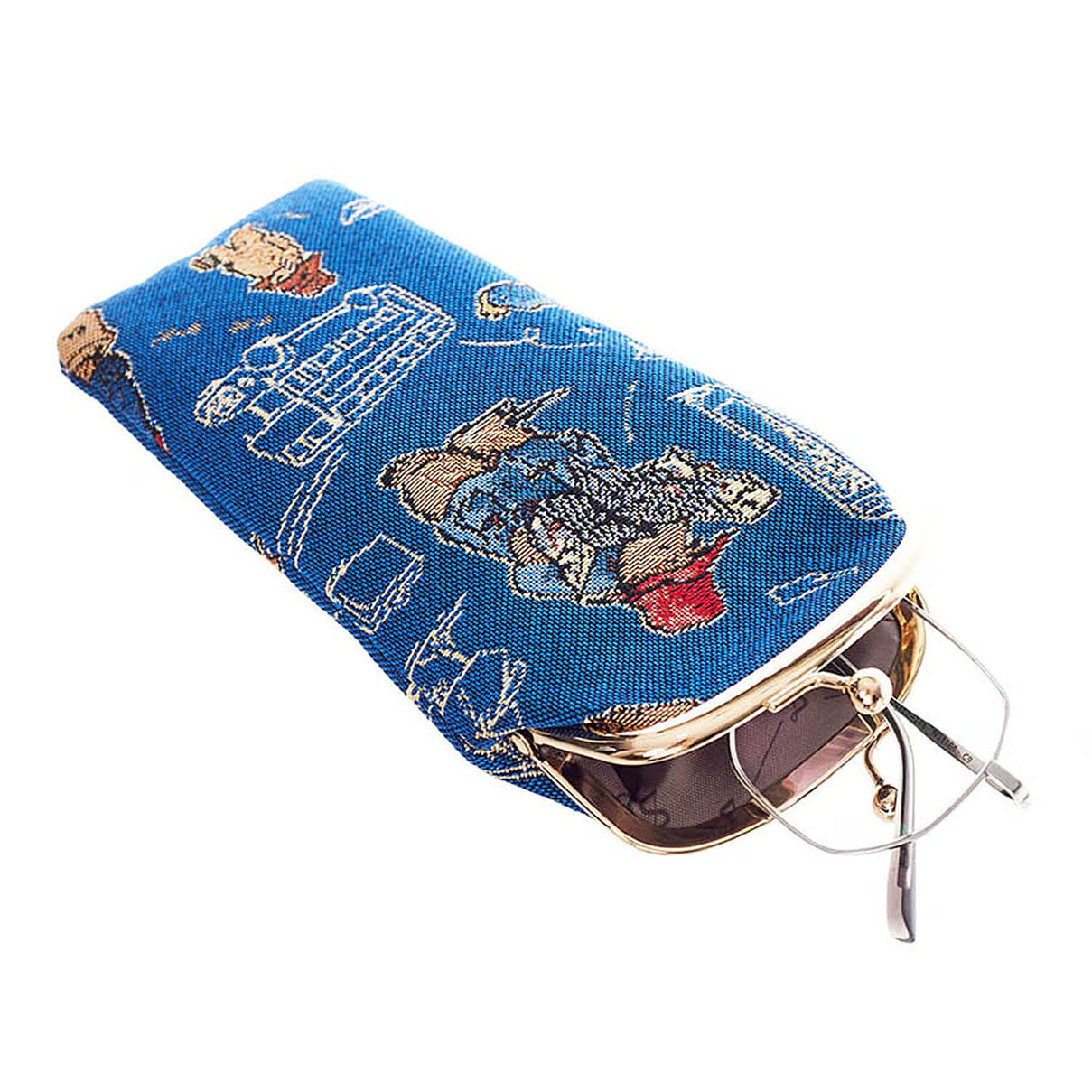 Signare Paddington Glasses Pouch &amp; Frame Purse - Blue Multi 7968251 5