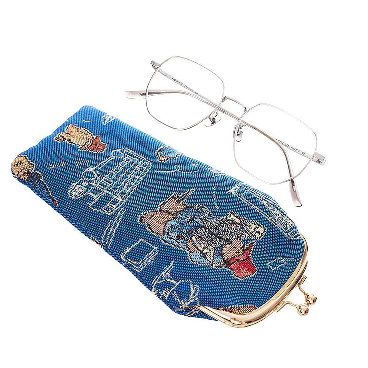 Signare Paddington Glasses Pouch &amp; Frame Purse - Blue Multi 7968251 6