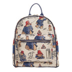 Signare Paddington Woven Daypack - Cream Multi