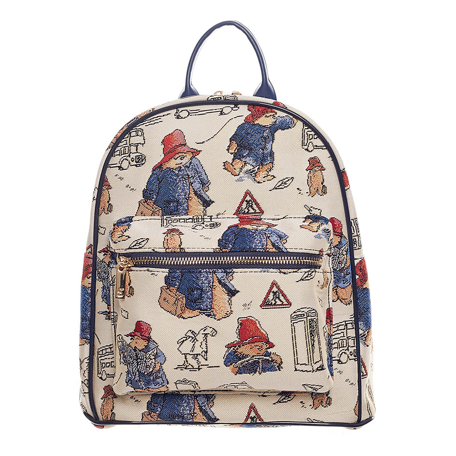 Signare Paddington Woven Daypack - Cream Multi 7969263 0