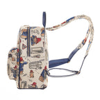 Signare Paddington Woven Daypack - Cream Multi