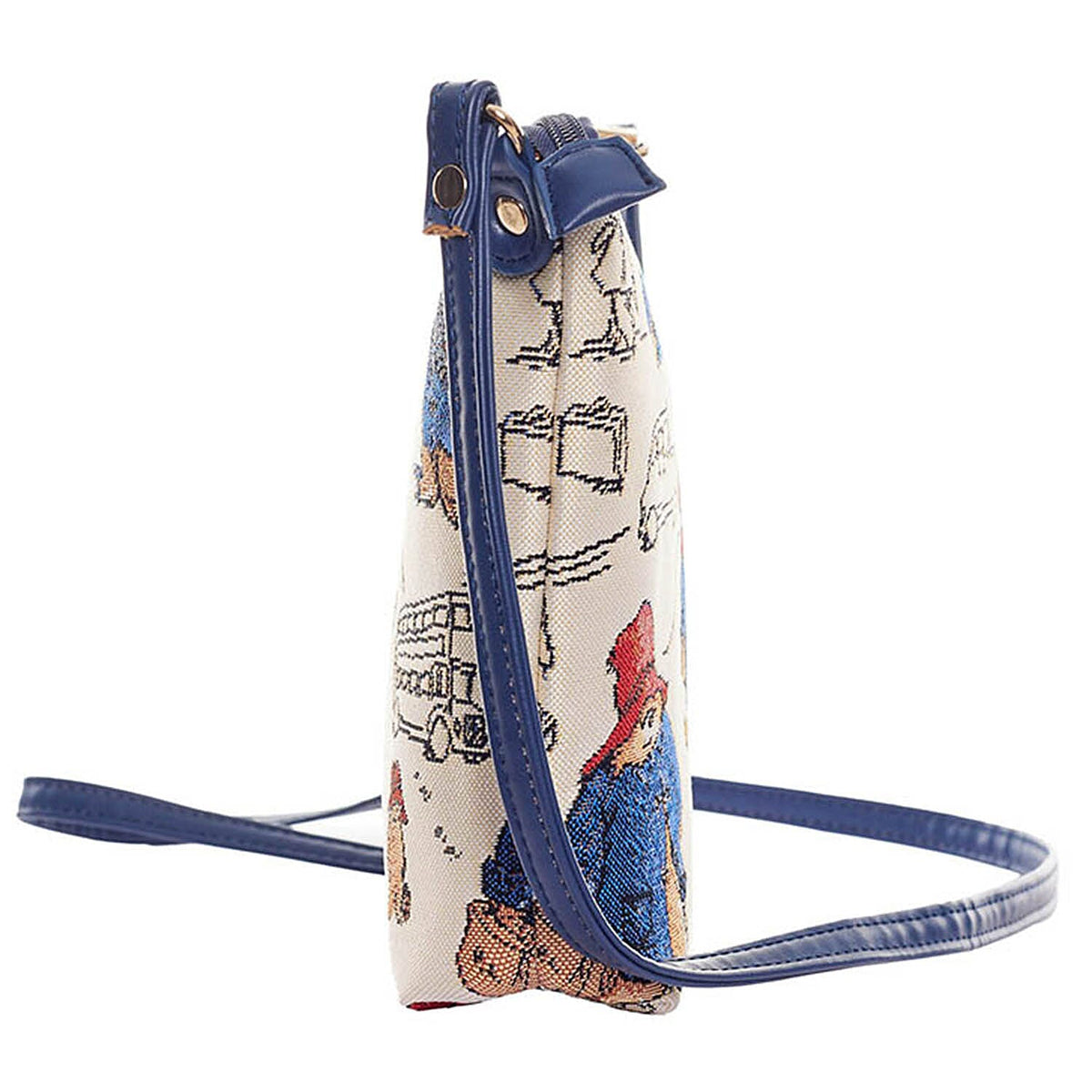 Signare Paddington Woven Sling Bag &amp; Zip Coin Purse - Cream Multi 7968973 2