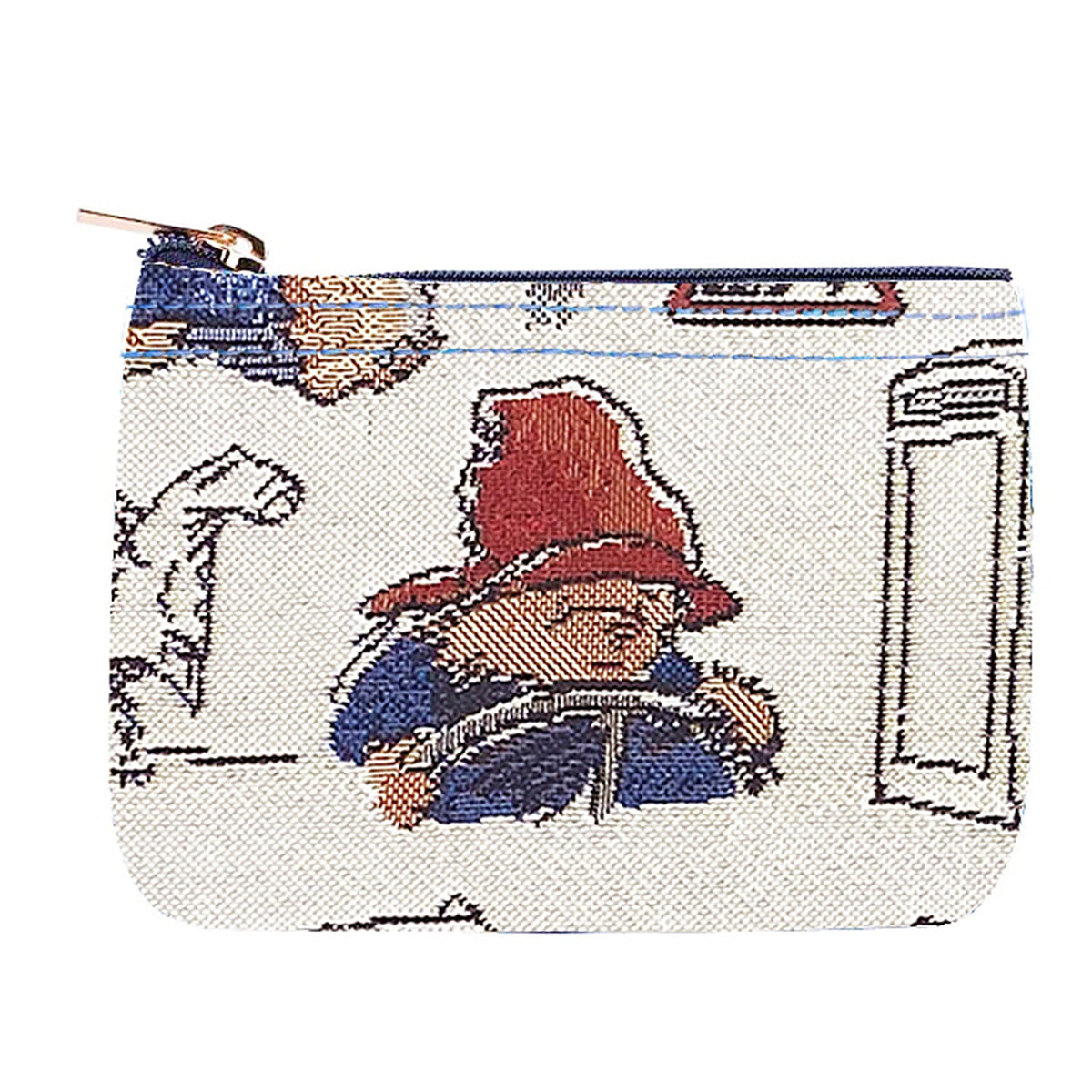 Signare Paddington Woven Sling Bag &amp; Zip Coin Purse - Cream Multi 7968973 6