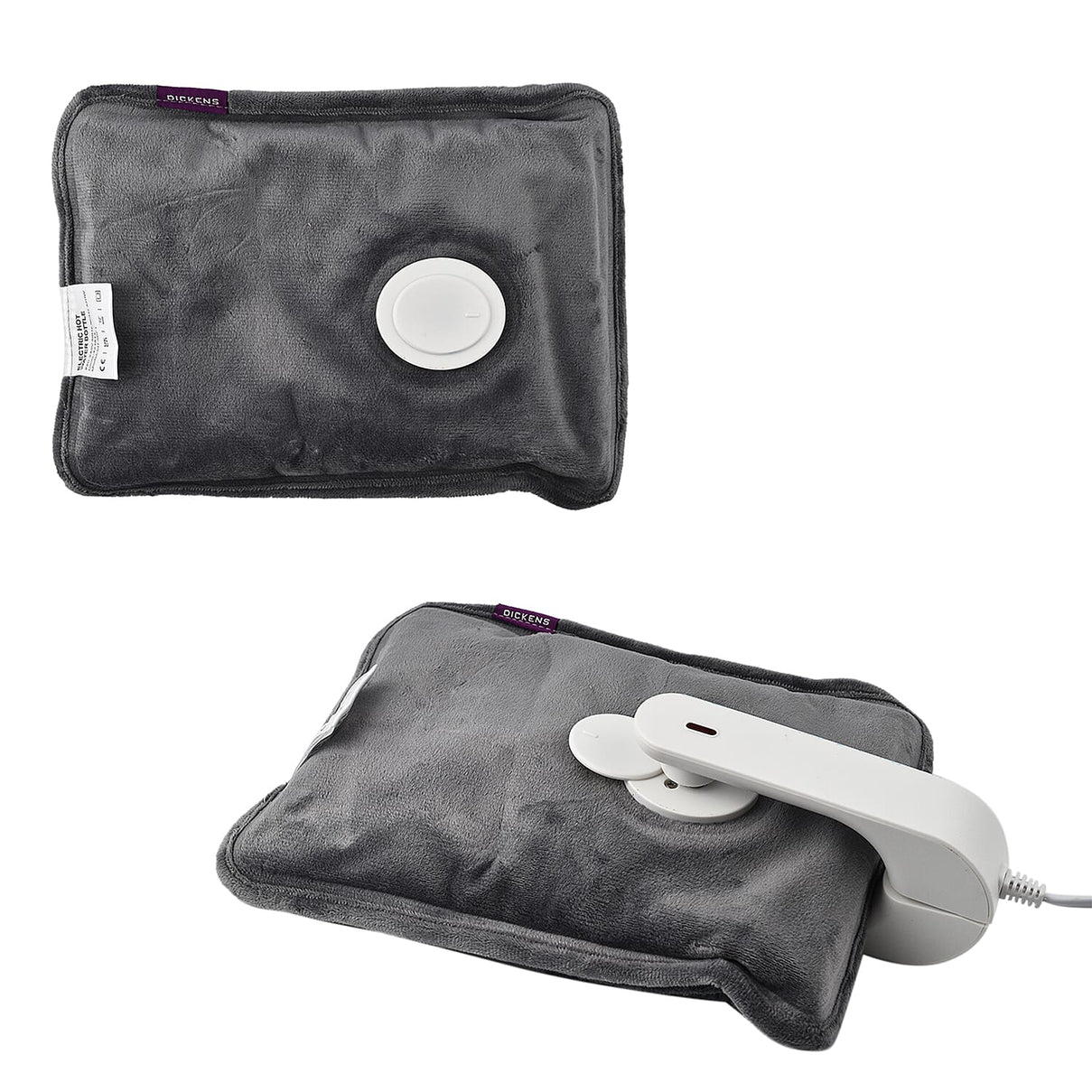 Dickens Electric Hot Water Bottle for Hot Therapy- Grey 7763822 0