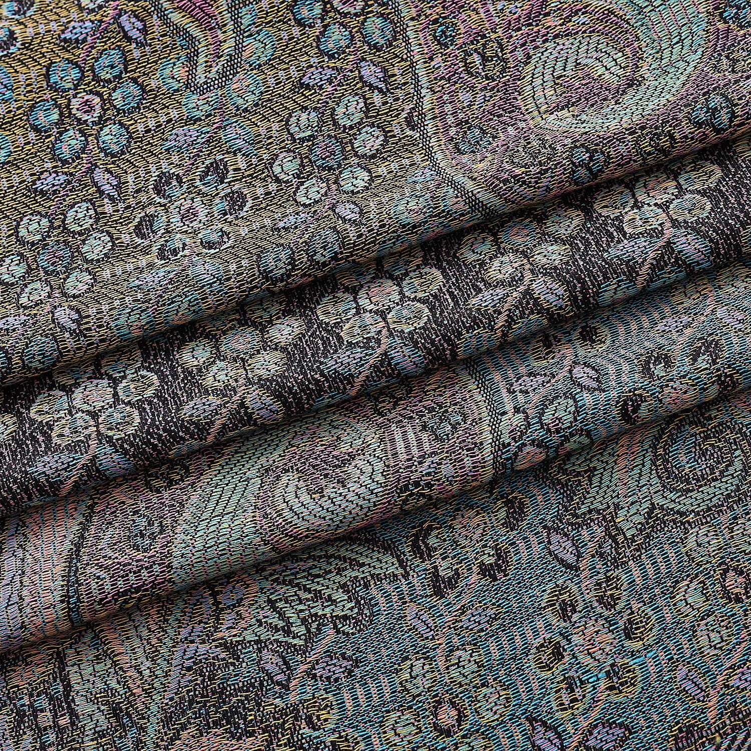Paisley Scarf (Size - One Size) - Black - Red 8165886 8