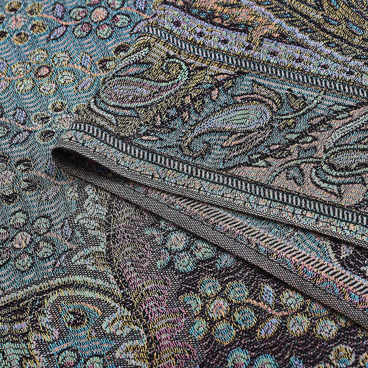Paisley Scarf (Size - One Size) - Black - Red 8165886 9