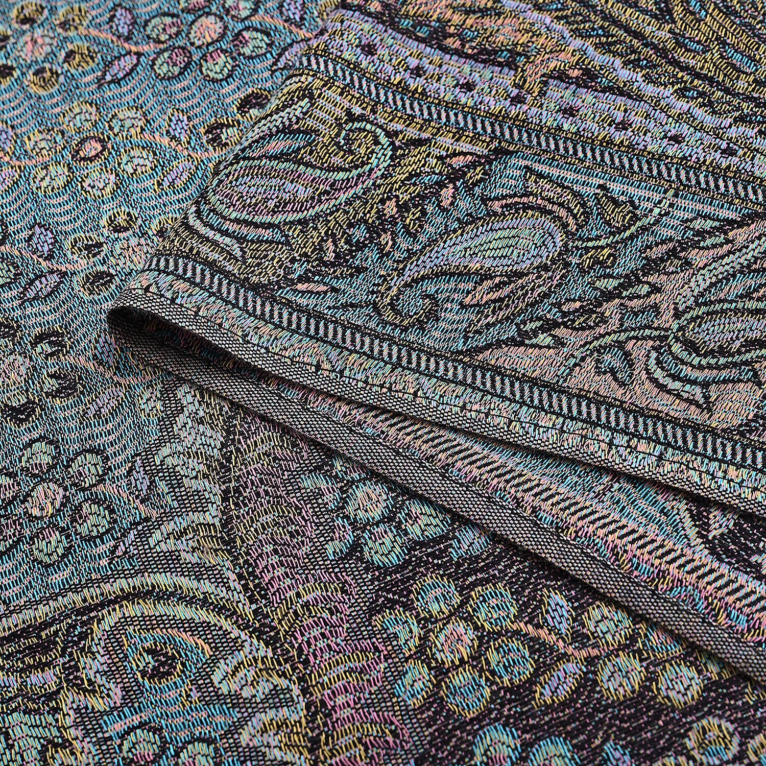 Paisley Scarf (Size - One Size) - Black - Red 8165886 9