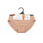 Palms Ladies Breathable, Soft Bamboo-Blend Pack Of 2 Full Briefs (Size L) - Mocha