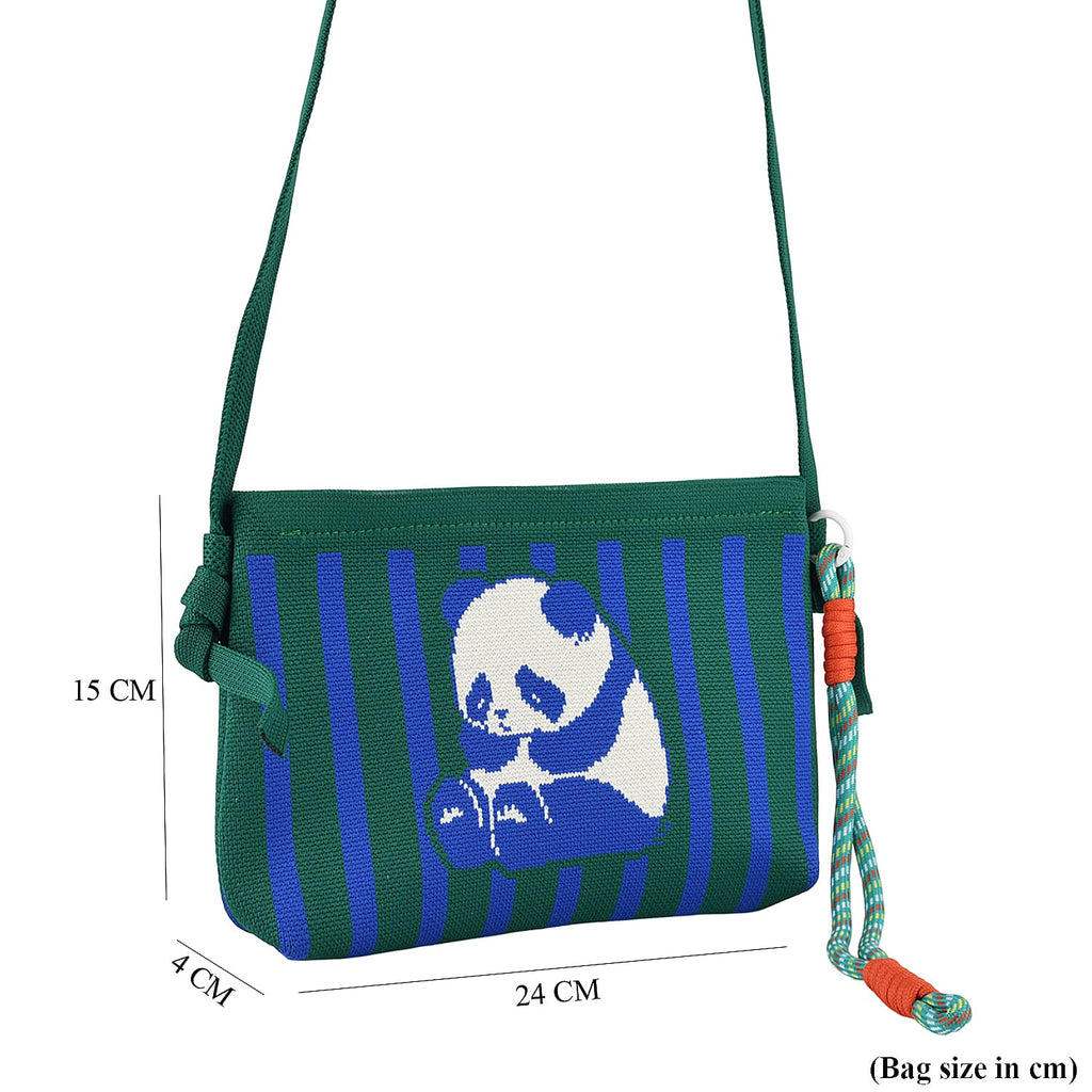 Designer-Inspired Flower Print Crossbody Bag - Floral