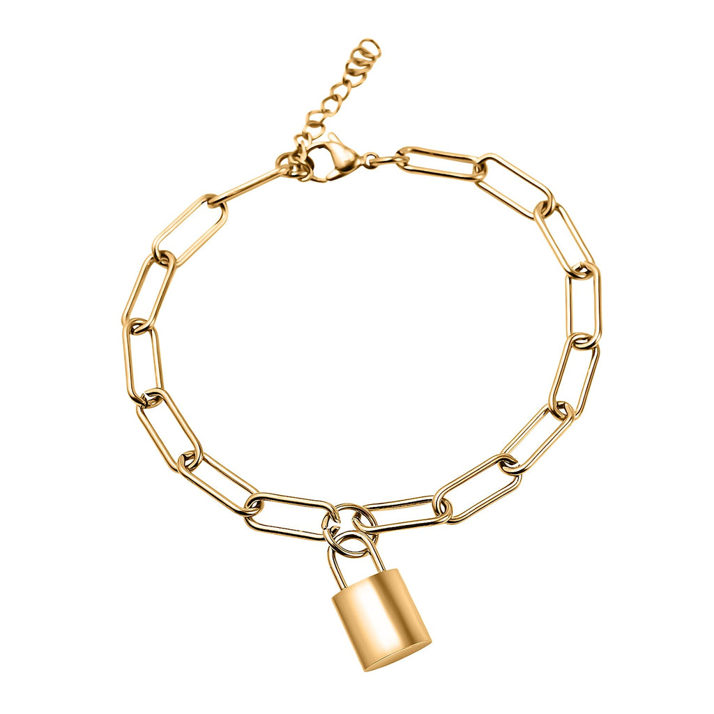 Paperclip Bracelet (Size - 7.5) in Stainless Steel