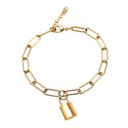 Paperclip Bracelet (Size - 7.5) in Stainless Steel